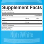 NutriWhite Glutathione Capsules Supplement Facts