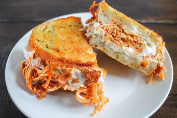 How to Make Spaghetti Grilled Cheese"