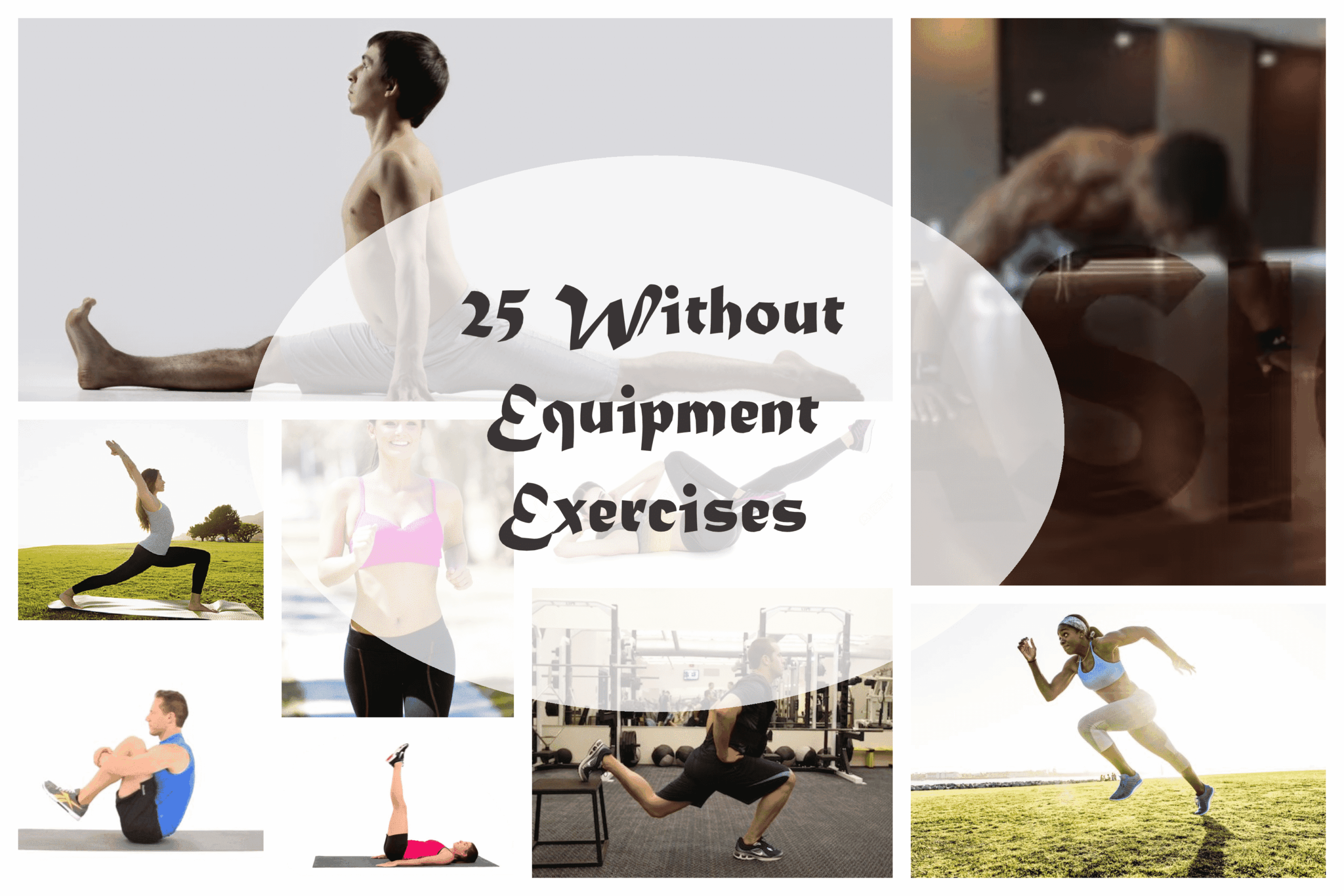 25 without equipment exercise"