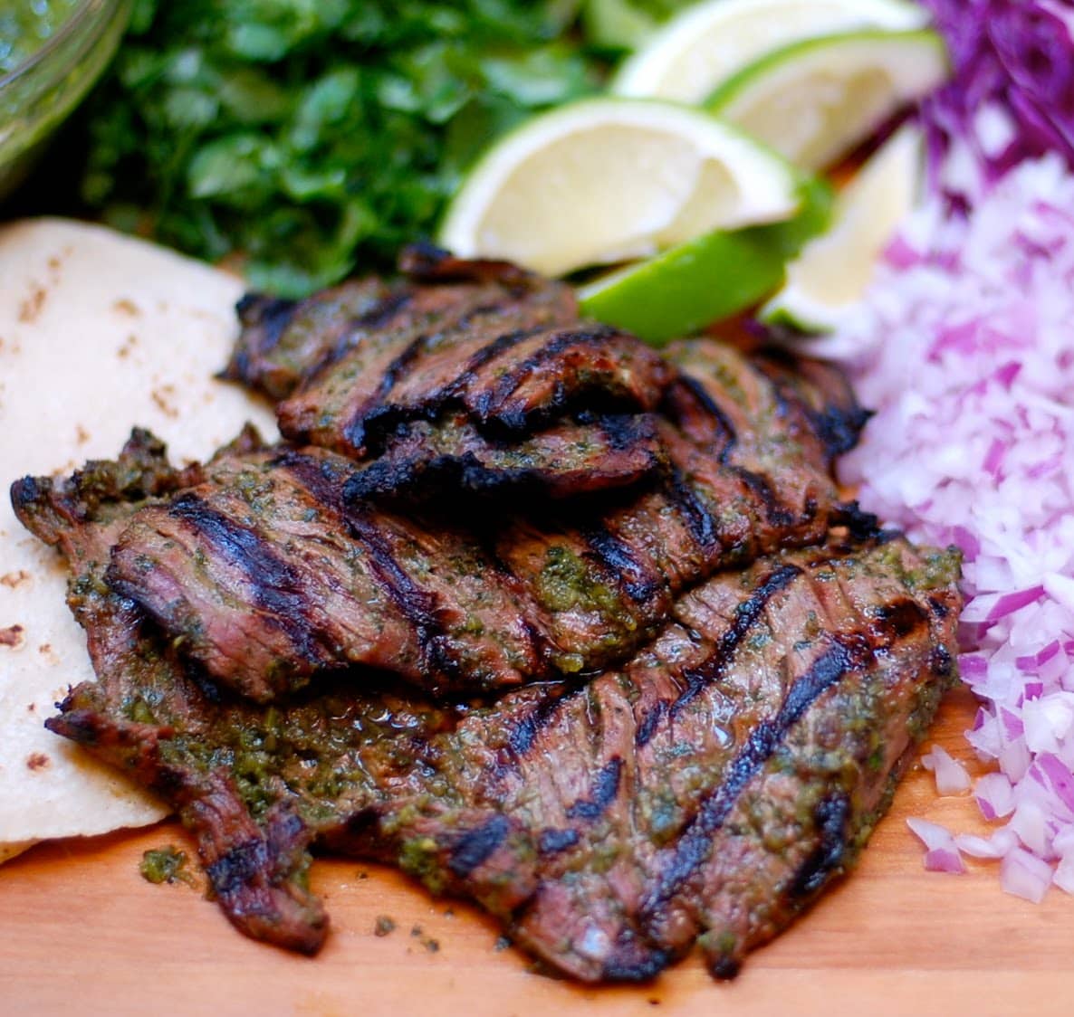 Carne Asada with Chimichurri"
