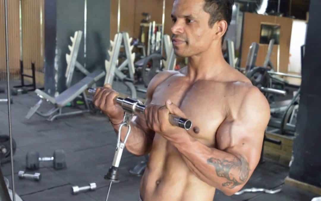 Biceps Cable Curl | Good Work out for Muscle